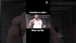 reação das pessoas aí verem bodybuilder em publico#treinomonstro #treinohard  #shorts