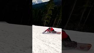 Реверс карвинга нннадо? #сноуборд #snowboarding #snowboard