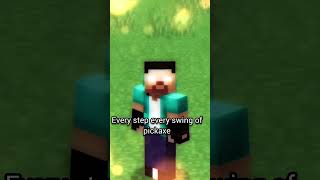 How Minecraft Steve transform into herobrine #minecraft #shorts