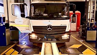 Part 1. Pre MOT inspection of a truck. Mercedes Atego 967/1518 inside the cab