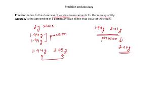 Class 11, Unit1, basic concept of chemistry-2: significant figure, precision and accuracy