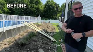 Backfilling A Kayak Pool With Chris The Pool Guy