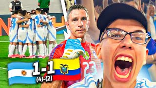 A SEMIS, QUE MANERA DE SUFRIR!! Argentina vs Ecuador - Vlog en el estadio