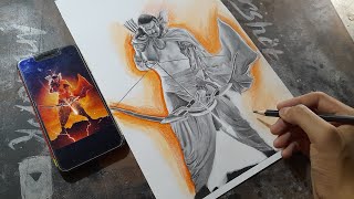 Adipurush Drawing with pencil ✏️ | Jai Shree Ram #adipurush