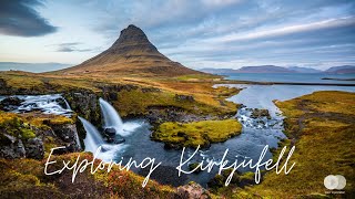 Exploring Kirkjufell, panoramic tour [CC] #RelaxingVideo #TravelIceland