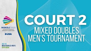 Court 2. - Mixed Doubles, Men's Tournament - EUC2023 Miskolc