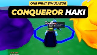 How to get Conqueror Haki in One Fruit Simulator