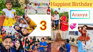 Happy Birthday Aranya | Aru Turns 3 | Birthday Vlog | Terrific Turning 3