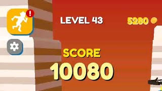 Stack Rider | Level #43 Success🏆💪 | New Game 2021 | Mobail Games | #Shorts