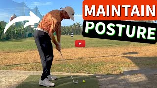 Posture Correction for the Golf Swing