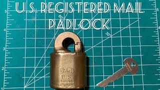 #292 US Registered Mail Lock