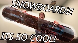 UNBOXING MY NEW SNOWBOARD!! I From Wake to Snow Episode 1