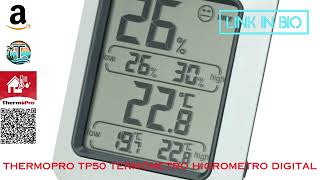 ThermoPro TP50 Termómetro Higrometro Digital