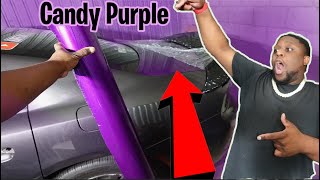 Dodge Charger Gets Candy Purple Wrap