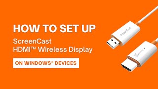 j5create | How To Set Up ScreenCast HDMI™ Wireless Display on Windows® Devices