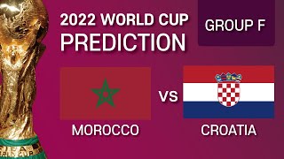 ⚽️WORLD CUP 2022(Group F) Morocco vs Croatia PREDICTION, marble run Achraf Hakimi Luca Modric