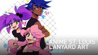 Anime STL Lanyard Art [SPEED ART / VOICE OVER]