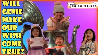 Genie in a bottle | Wish come true| LengLeng Family Tv