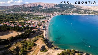 Krk Island | 4K Cinematic Drone Footage | Baška, Fritzi and Elli Waterfall, Malinska | Summer 2022