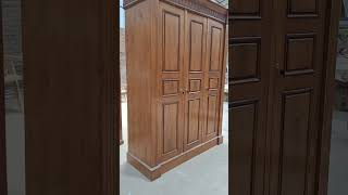 Lemari Pakaian Jati Munimalis Modern #furniturejepara #mebeljepara Whatsapp 082330302593