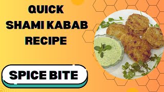 Quick Shami Kabab Recipe | Make & freezer Ramadan Special Recipe By Spice Bite