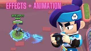 THE FANS FANG EARLY ACCESS! EFFECTS + ANIMATION SHOWCASE! #brawlstars