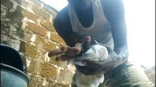 how i wash my drity cloth with my hands in clod water 2