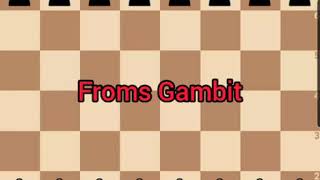 Chess Gambits. Mysterious From's Gambit. Kill birds 🐦 opening in style 😎