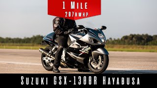 2005 Suzuki GSX-1300R Hayabusa | Modified | (Standing Mile Top Speed Test)