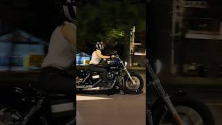 A Chinese woman rides a Harley-Davidson around Taiwan. #shortvideo #motorcycles #harleydavidson