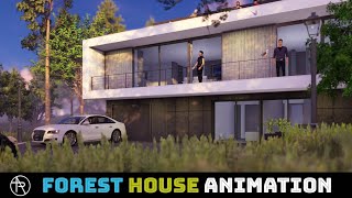 Lumion 11 Exterior rendering animation | Experiencing the SUNSET walk in NATURE