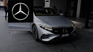 2023 | EQS450+ | Mercedes-EQ | High-Tech Silver | Nappa Leather Black / Balao Brown (Int & Ext)