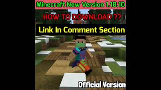 Minecraft Pe 1.18.10 Official Version Released | Minecraft 1.18.10