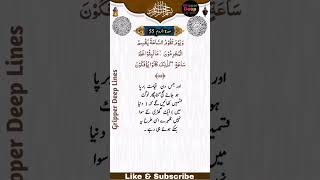 Surah e Room Ayat  No 55سورۃ الروم آیت نمبر  55#shorts #shortsvideo #short #islamic