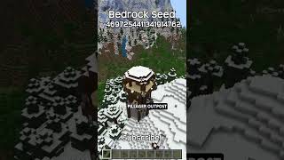 This Bedrock Seed Has Stunning Scenery And A Village With 2 Blacksmiths!