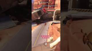 Sometimes you gotta dps instead of heal in Overwatch #gaming #overwatch #baptiste