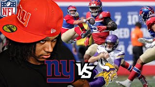 THIS IS RIDICULOUS! Giants Vs Vikings Game Highlights | Munchy Don Dada Reaction