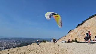 paragliding take of in Vlore Albania open 2024