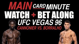 UFC Vegas 96: Cannonier vs. Borralho LIVE Stream | TUF 32 Finale | Watch & Bet Along Fight Companion