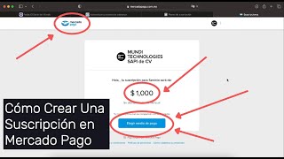 Cómo crear una suscripción con Mercado Pago