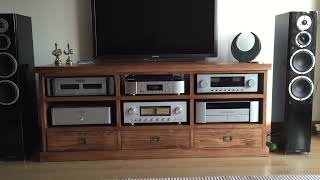 Meridian 808 signature , Luxman L-550Aii , Dynaudio Excite X36