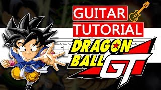 OST - DARAGON BALL GT -  THEME SONG - DAN DAN KOKORO HIKARETEKU | GITAR TUTORIAL