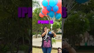 I phone 16 hawa ma udha Diya 😂😲 #minivlog #balloon #viralvideo