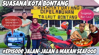 JALAN JALAN DI KOTA BONTANG & MAKAN MALAM IKAN LAUT BAKAR