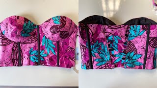 HOW TO SEW A CORSET TOP (Part 2)