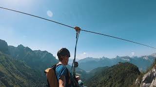 Via Ferrata Annecy - La Via Tyro Monté Médio