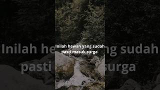 inilah hewan yang sudah pasti masuk surga#islam #youtubeshorts