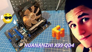 Unboxing da placa mãe Huananzhi X99 QD4