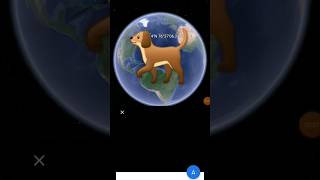 I have found a cute dog Statue at Google earth 🌎 and Google Map.  Watch till end. #viral #world #map