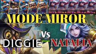 MODE MIROR DIGGIE VS NATALIA !!